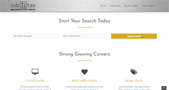 Desktop Screenshot of jobtitan.net
